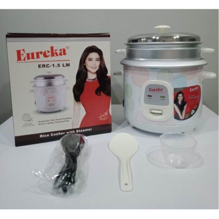 EUREKA RICE COOKER 1.5L with STEAMER Lazada PH