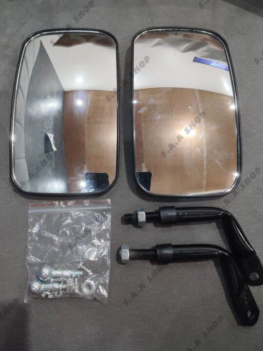 BAJAJ RE SIDE MIRROR COMPLETE SET (COLOR BLACK) Lazada PH