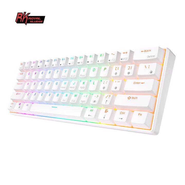 RK Royal Kludge RK61 Wireless Bluetooth Mechanical Keyboard 61 Keys ...