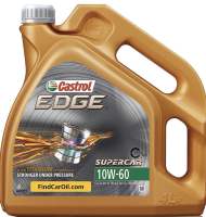 น้ำมันเครื่อง Castrol Edge Supercar 10w-60 สังเคราะห์เเท้ 4 ลิตร ระยะ 15000 กิโลเมตรสำหรับรถยนต์เครื่องเบนซิน