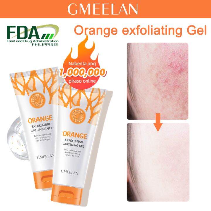 GMEELAN orange exfoliating gel Bleaching Whipped Scrub Facial Body