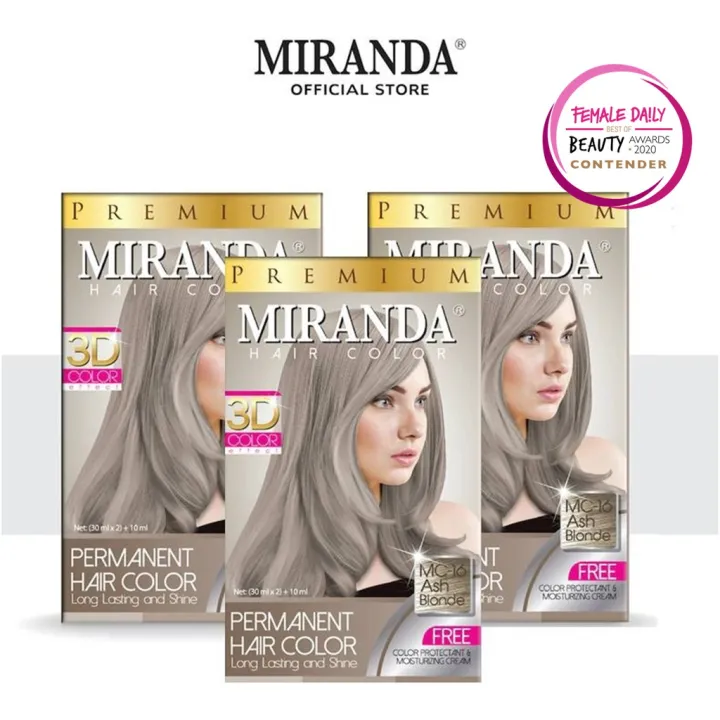 miranda hair color MC16 ash blonde | Lazada