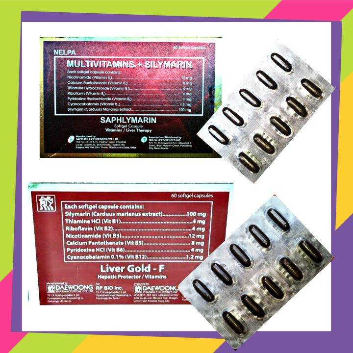 Multivitamin plus Silymarin 60 capsules Lazada PH