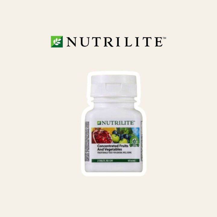 Nutrilite Concentrated Fruits And Vegetables 60 Tab Lazada