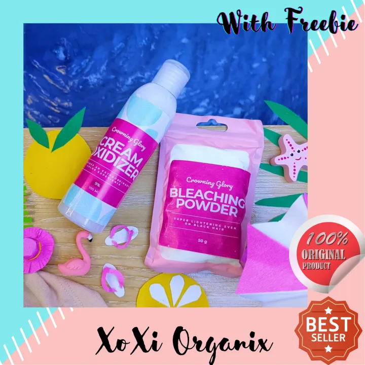 Crowning Glory Organic 9 Bleaching Set Bleaching Powder 50g