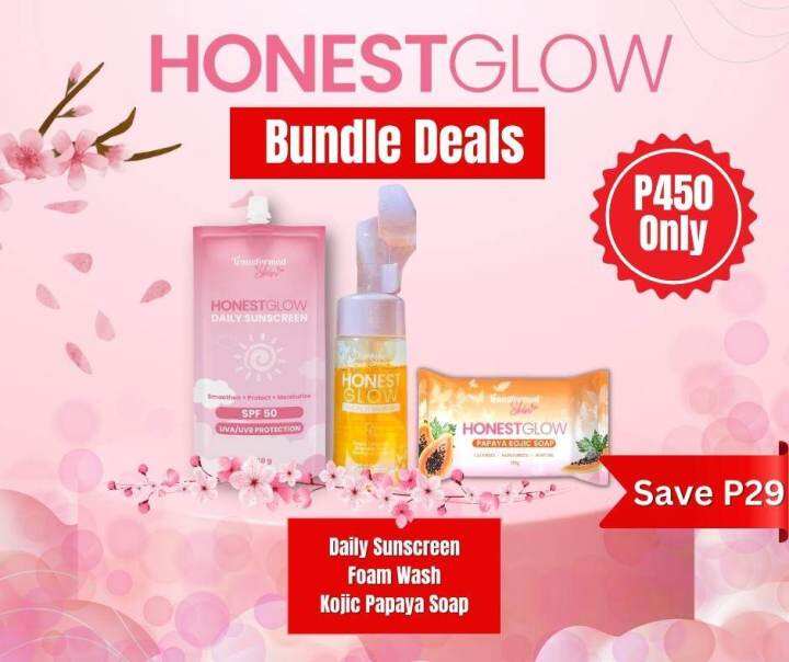 honest Glow (promo pack) Lazada PH