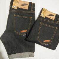 M.JEANS กางเกงยืนส์ขาสั้น สีมิดไนด์ SIZE 28-44 เป้าซิฟ