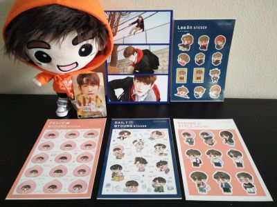 PARK JINYOUNG GOT7 He is Psychometric &amp; TOUCH OF Happiness Sticker บัตรงานมีตพร้อมสติ๊กเกอร์โปรเจ็ค งานมีต 2010.07.21 ราคา5500 ฿