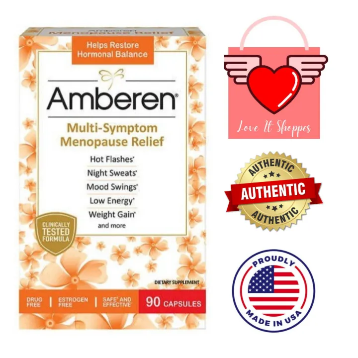 Amberen MultiSymptom Menopause Relief, 90 Capsules Lazada PH