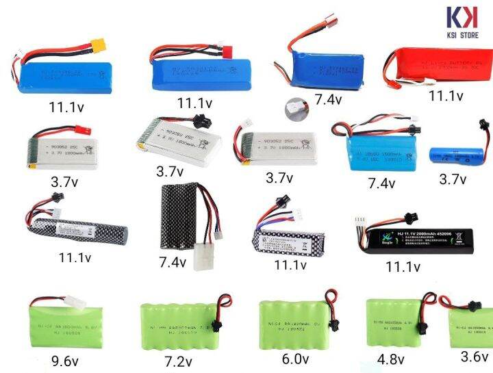 🔥Ready Stock🔥RC Battery 4.8V 7.2V 2400mAh Rechargeable Battery Remote