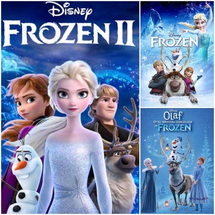 DVD โฟรเซ่น ครบ 3 ภาค Frozen 3Movie Collection หนังการ์ตูน ดิสนีย์