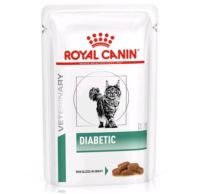 Royal canin Diabeticแมว ซอง85ก.อาหารเปียกสำหรับแมวที่เป็นโรคเบาหวาน ขายยกกล่อง12ซอง exp27/03/24