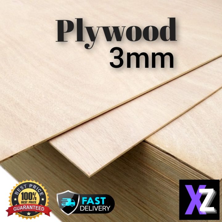 Plywood 3mm Papan Kayu Timber Panel Wood Board Sheet Multipurpose DIY ...