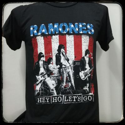 เสื้อวงRamones​ผ้า​บาง​50