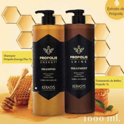 🌟พร้อมส่ง 🌟(ไซต์1ลิตร) Kerasys propolis shine treatment&amp;shampoo บำรุงให้ผมเงางาม มีน้ำหนัก