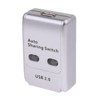 ตัวสลับเครื่องพิมพ์ Printer Switch USB 2.0 Hub Auto Sharing Switch 2 Ports for Computer PC Printer Mini