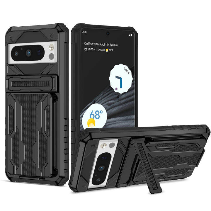 Shockproof Armor Coque For Google Pixel 8Pro Case card holder Cover ...