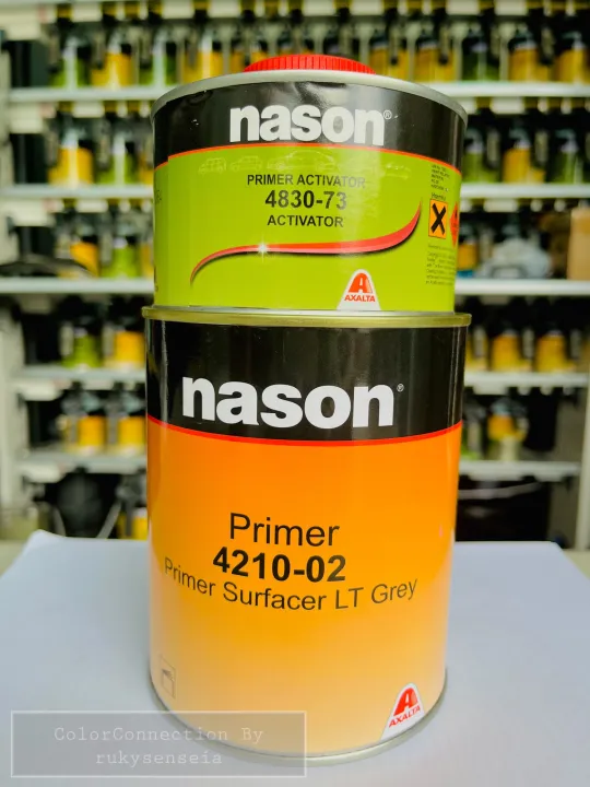 NASON Primer Surface LT Grey [ 1Litter Set ] Lazada PH