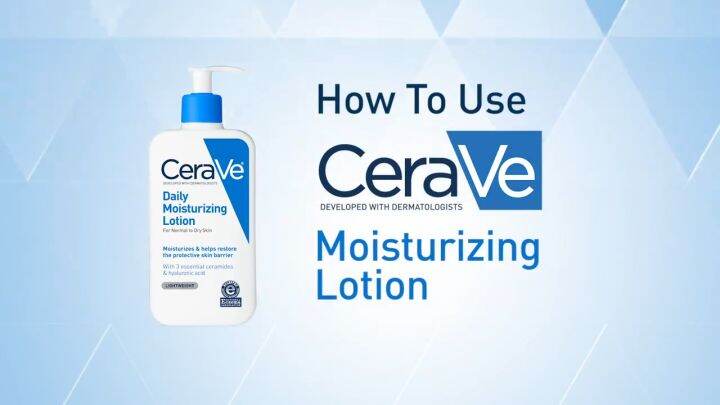 CeraVe Moisturizing Lotion Moisturizing Cream Original Lotion Pelembab ...