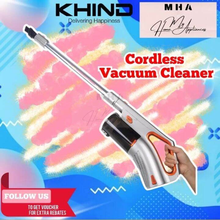 Khind Cordless Vacuum Cleaner VC9675 Lazada