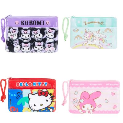 กระเป๋าสตางค์ กระเป๋าใส่บัตร Sanrio Kitty Kuromi Cinnamonroll My melody ซานริโอ้
