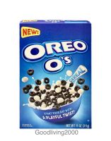 (Free shipping) OREO O’S CEREAL 311 g โอรีโอ โอส์ ซีเรียลอบกรอบ รสช็อคโกแลตและรสวานิลลา 311 กรัม