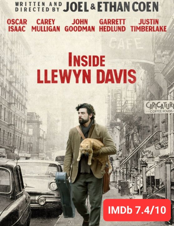 DVD คน กีตาร์ แมว Inside Llewyn Davis : 2013 #หนังฝรั่ง (ดูพากย์ไทยได้-ซับไทยได้) ดราม่า ดนตรี #พี่น้องโคเอน