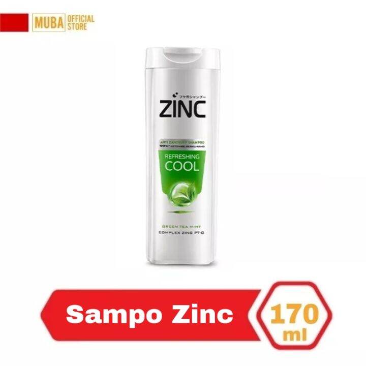 ZINC Shampoo Anti Dandruff Refreshing Cool 170 ml Lazada Indonesia