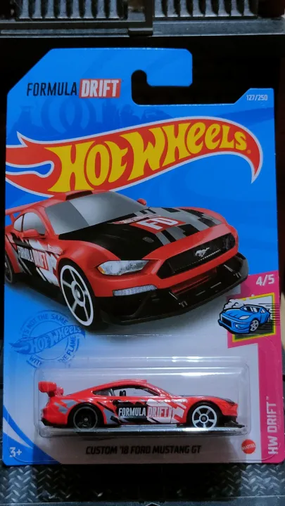 Hot Wheels Custom 18 Ford Mustang Gt Drift 1 64 Scale Model Lazada Ph