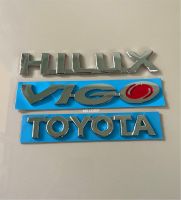 โลโก้ HILUX VIGO TOYOTA สีเงิน ราคาต่อชิ้น