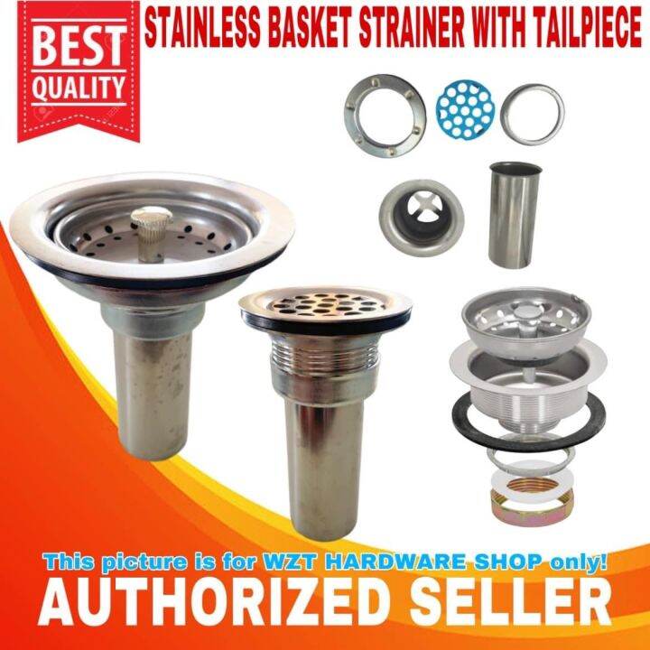 STAINLESS STEEL BASKET STRAINER WITH TAILPIECE Lazada PH