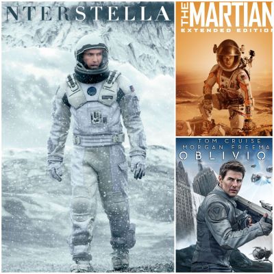 DVD หนังอวกาศ - Interstella☆The Martian☆Oblivion  มัดรวม 3 เรื่องดัง #หนังฝรั่ง #แพ็คสุดคุ้ม