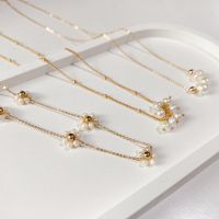 Mardimidi-freshwater pearl 18K gold plated