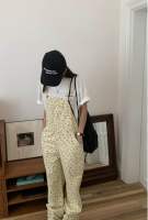 Lynnyn.co - honey floral overalls