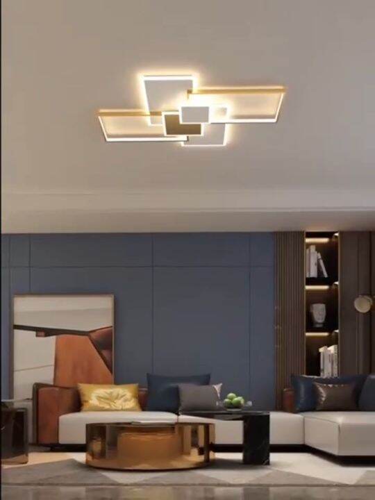 Nordic LED Light Tricolor/ Remote Control Room Light Ceiling Light