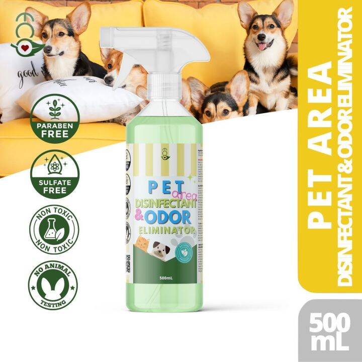 Eco Premium Pet Area Disinfectant & Odor Neutralizer 500mL Controls Cat