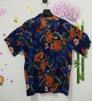 เสื้อฮาวาย เสื้อเชิ้ต เสื้อวินเทจ Hawaii ผ้านิ่มใส่สบายไม่ร้อน ตัวใหญ่คนใส่สูง 180 cm ใส่ได้สบาย

- ผลิตจากผ้ามัสลิน ใส่สบาย ไม่ติดตัว ระบายความร้อนได้ดี เหมาะสำหรับเมืองร้อน
- กระดุมทุกเม็ดทำจากไม้กะลามะพร้าว
- ตัดเย็บอย่างดีจากช่างผู