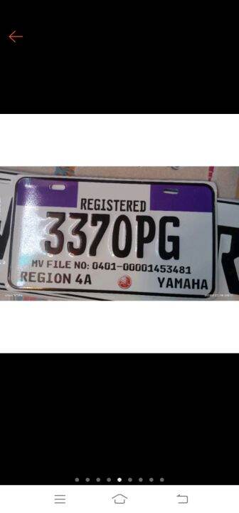 New LTO size Template for Motorcycle | Lazada PH