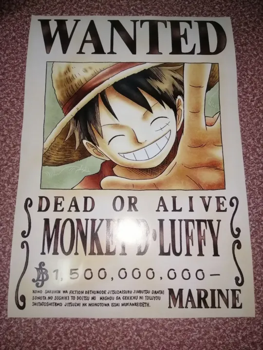 STRAW HAT PIRATES INDIVIDUAL LATEST BOUNTY Lazada PH