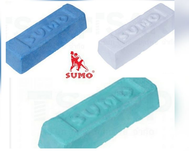 sumo-ไขปลาวาฬ-ก้อนขัดเงาโลหะ-สีฟ้า-ขนาด-600-กรัม-ขัดละเอียด-สำหรับการขัดผิวโลหะในขั้นตอน-ต่างๆ