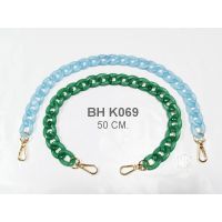 อุปกรณ์กระเป๋า BH K069  plastic chain strap สายสะพายกระเป๋า สายกระเป๋าสำเร็จ สายโซ่พลาสติก พร้อมตะขอ