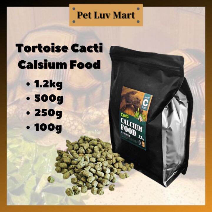 [Ready Stock]Tortoise Cacti Calcium Food 1.2kg 陆龟仙人掌高钙粮suitable for