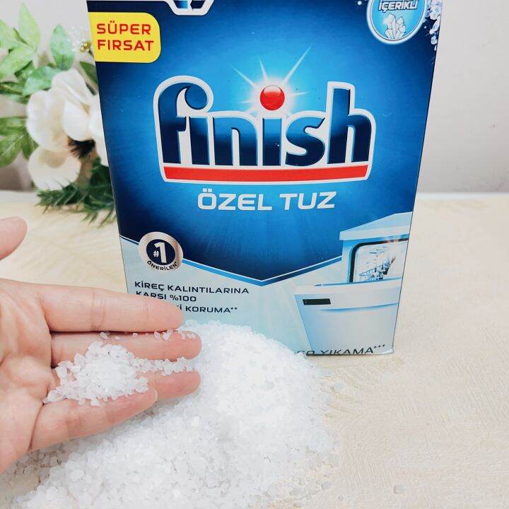 เก็บโค้ดส่งฟรี-finish-dishwasher-salt-1-1-2-1-5kg-เกลือสำหรับเครื่องล้างจาน-คุณภาพสูงที่มีความบริสุทธ์กว่า-99-สำหรับเครื่องล้างจานอัตโนมัติ-ใช้ได้กับเครื่องล้างจานทุกรุ่นทุกยี่ห้อ