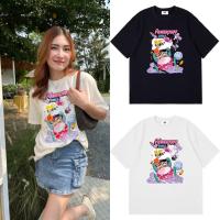 เสื้อยืดโอเวอร์ไซส์ ผ้า Premium Cotton อก 44” ยาว 28” Powerpuff girls