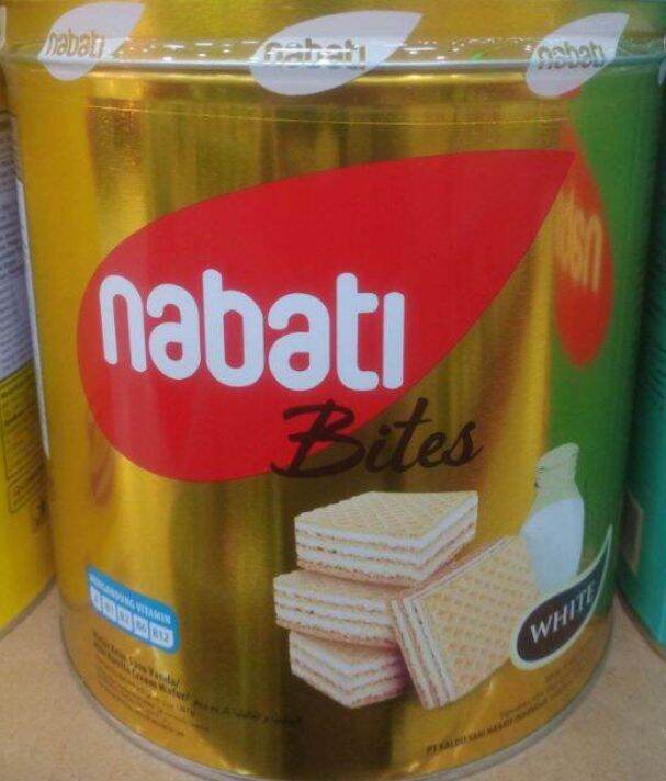 Nabati Bites Wafer White Kaleng 