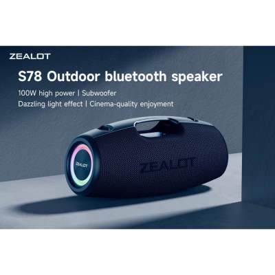 SY ใหม่ล่าสุด Zealot รุ่น S78 ลำโพงบลูทูธ Subwoofer Bluetooth Speaker 100Wเสียงดังกระหึ่ม เบสแน่น ของแท้ 100%