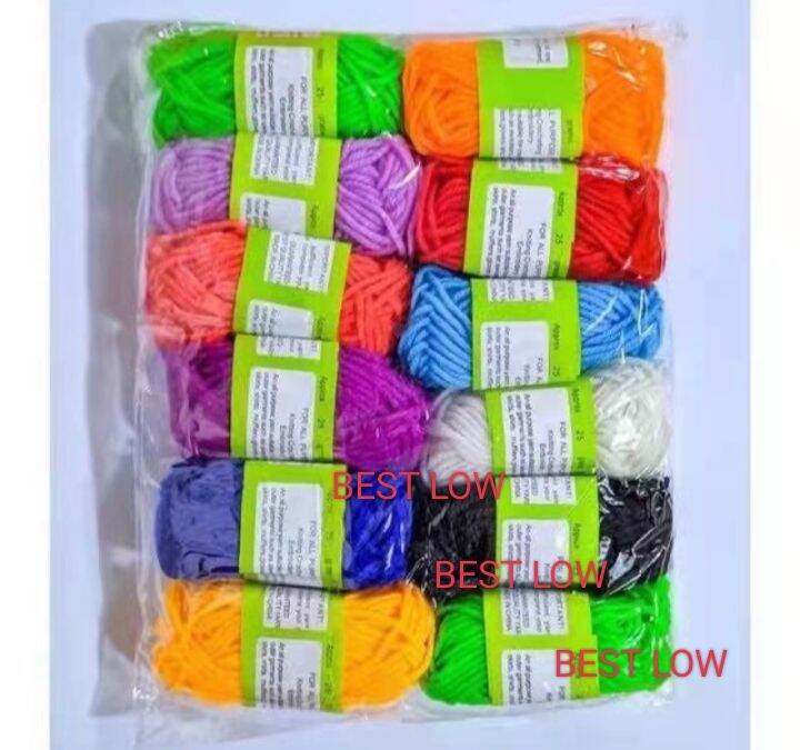 yarn per pack 12pcs good quality Lazada PH