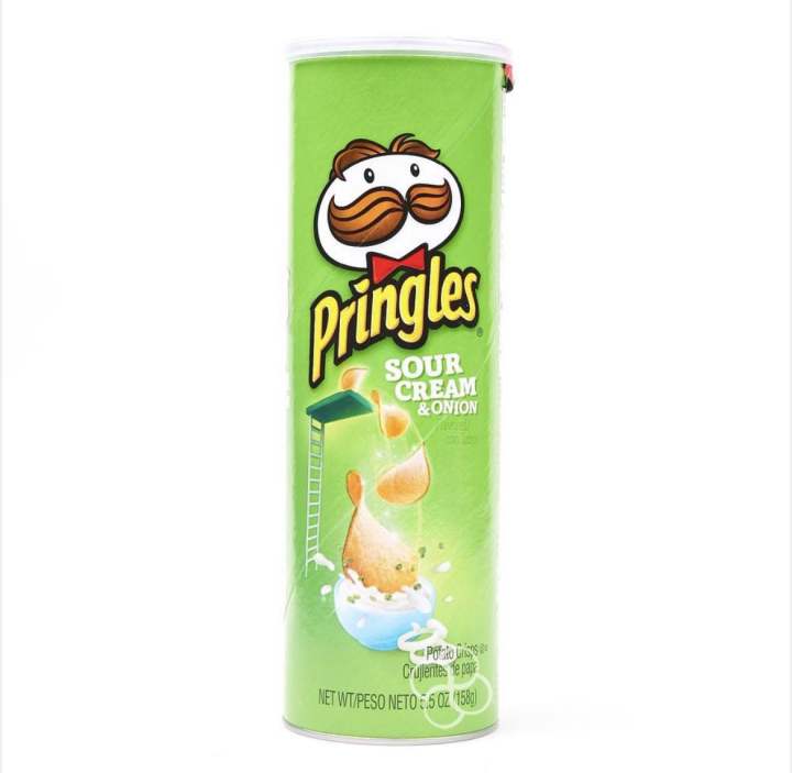 Pringles Sour Cream & Onion Potato Crisps 158g | Lazada PH