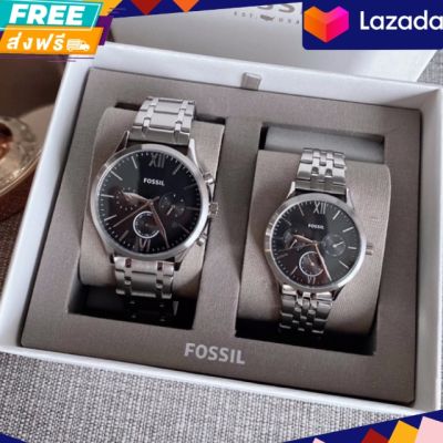 set นาฬิกาคู่รัก แท้ 💯% FOSSIL HIS AND HER FENMORE MIDSIZE MULTIFUNCTION
