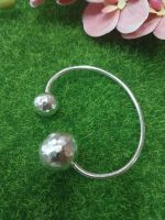 กำไลข้อมือเงินแท้ 95% เงินทำมือ Bangle Sterling Silver 95% Hand Made Silver